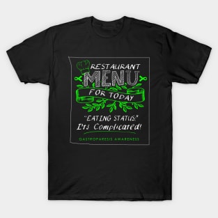 Eating Status It's Complicated - Gastroparesis T-Shirt